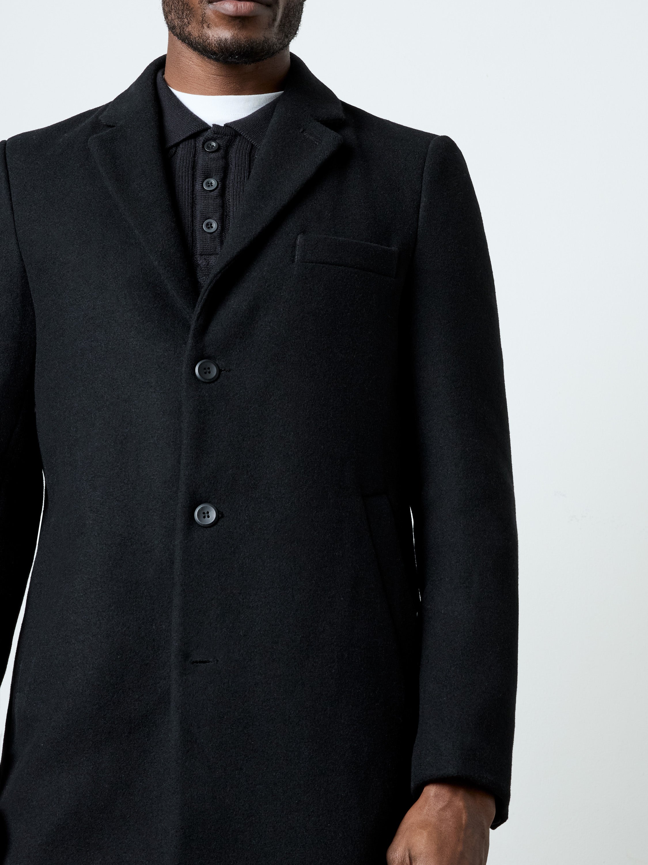 Single Breasted Overcoat