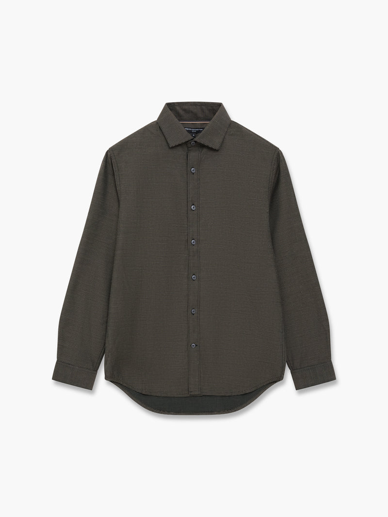 Long Sleeve Regular Fit Cut Away Shirt