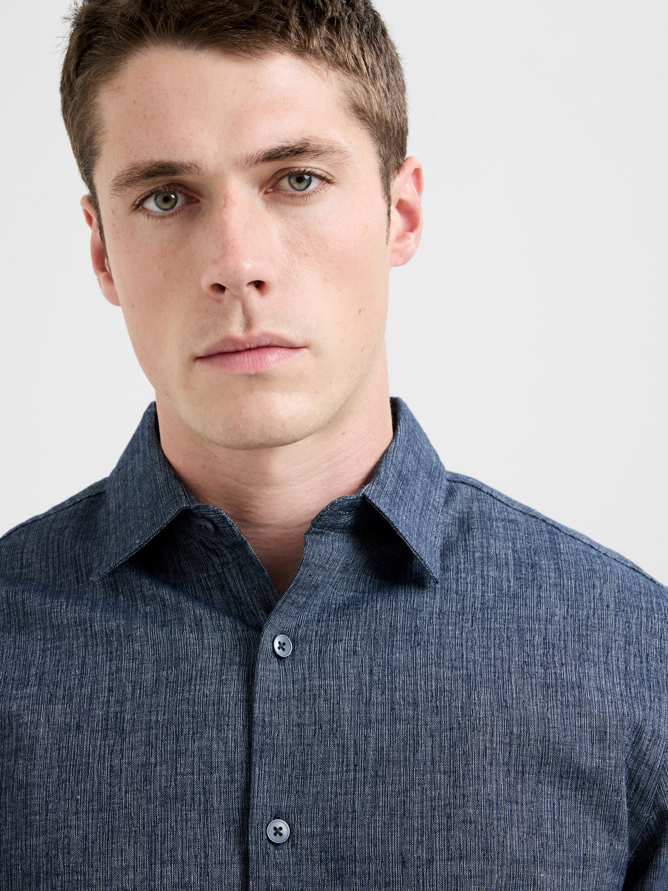 Structured Regular Fit Long Sleeve Shirt