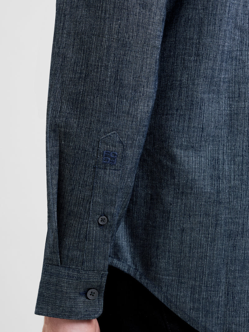 Structured Regular Fit Long Sleeve Shirt