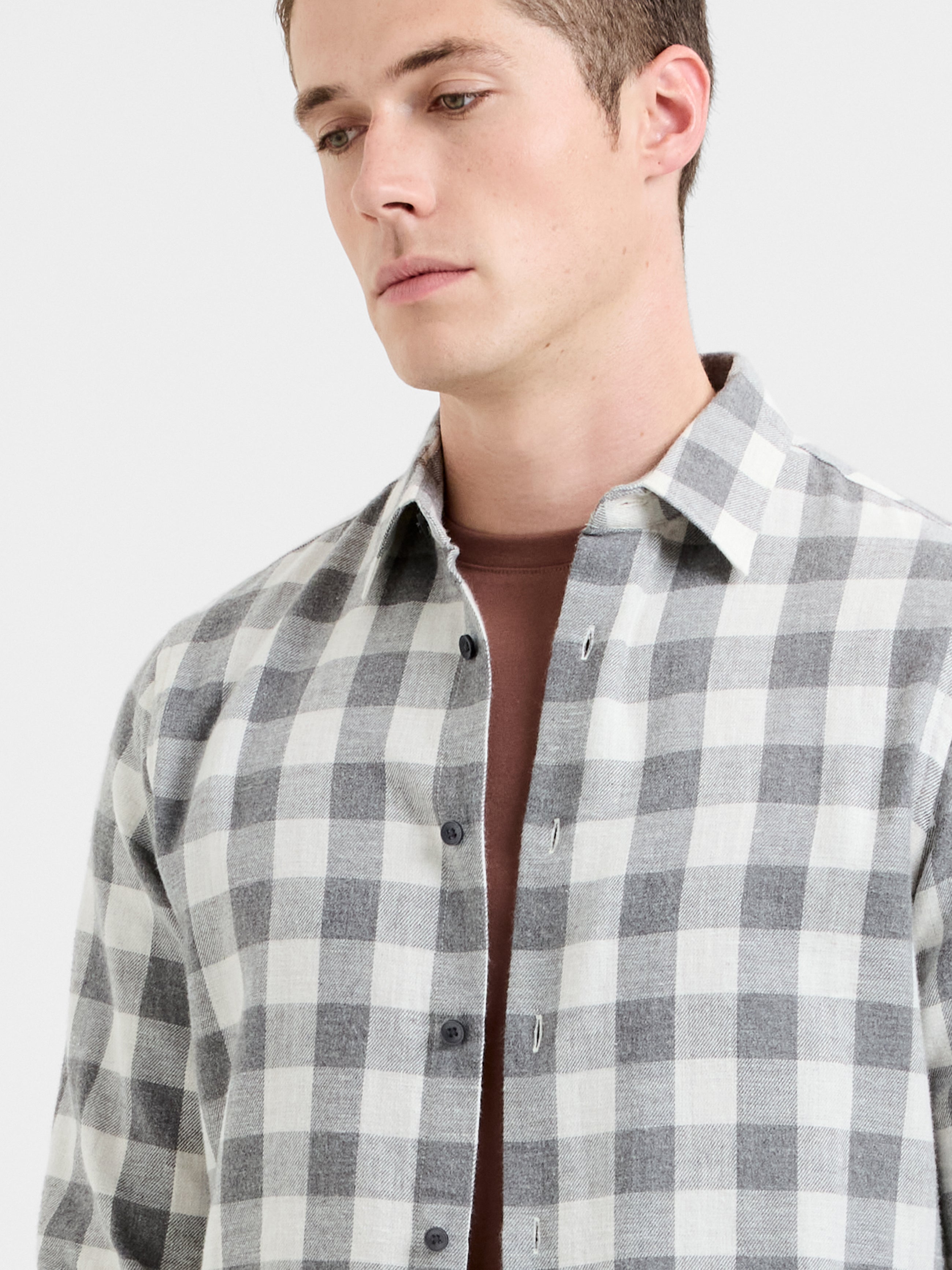 Long Sleeve Regular Fit Check Shirt