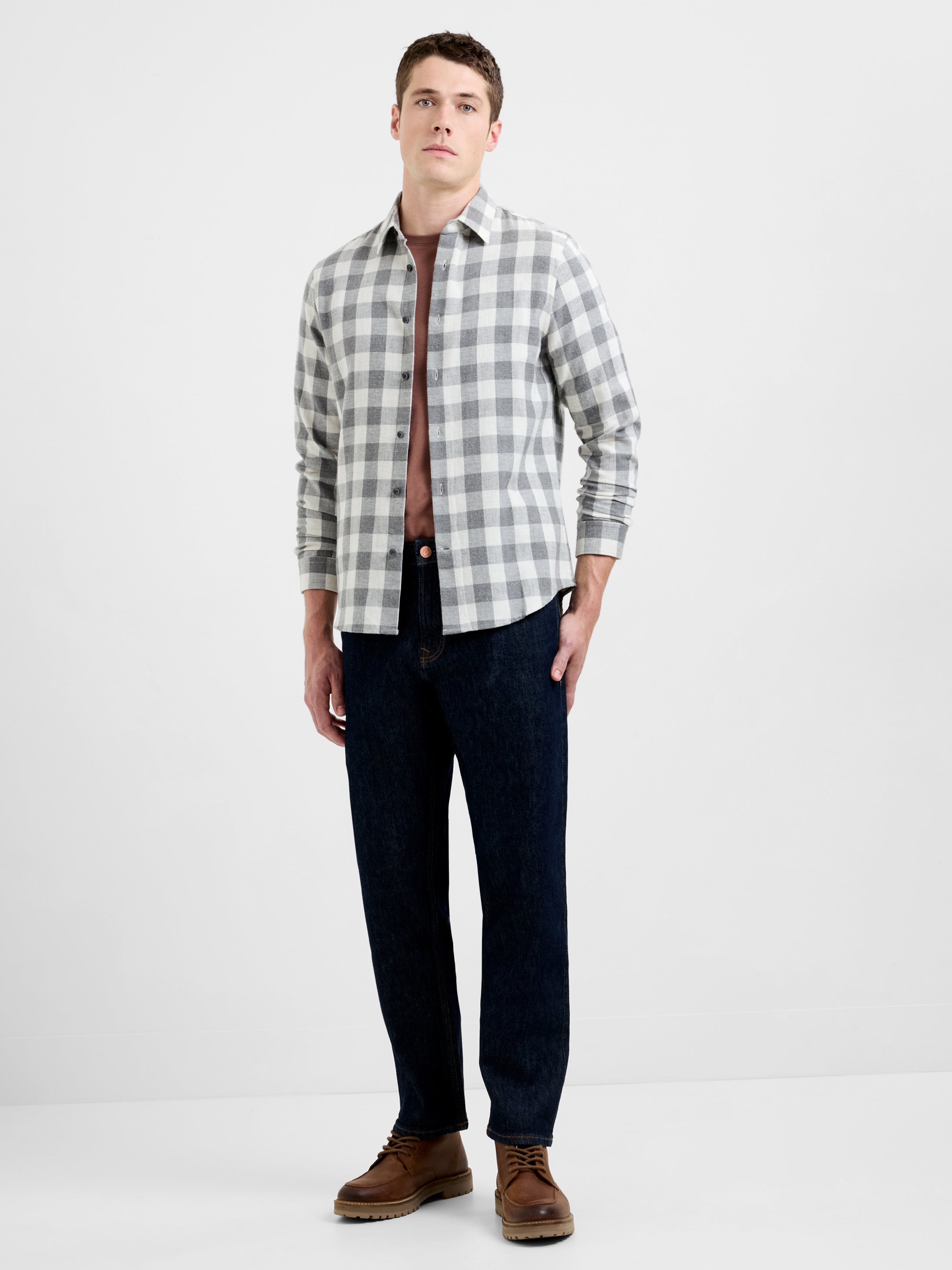 Long Sleeve Regular Fit Check Shirt