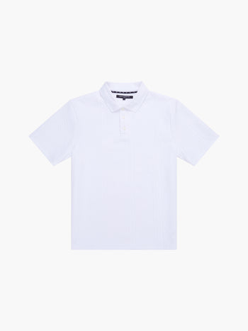 Jacquard Short Sleeve Polo Shirt