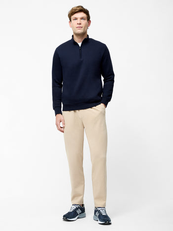 Half Zip Funnel Neck Sweatshirt