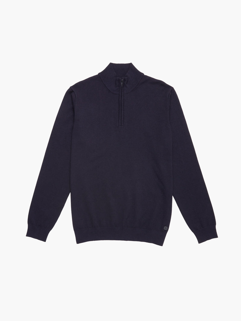 Half Zip Knitted Jumper