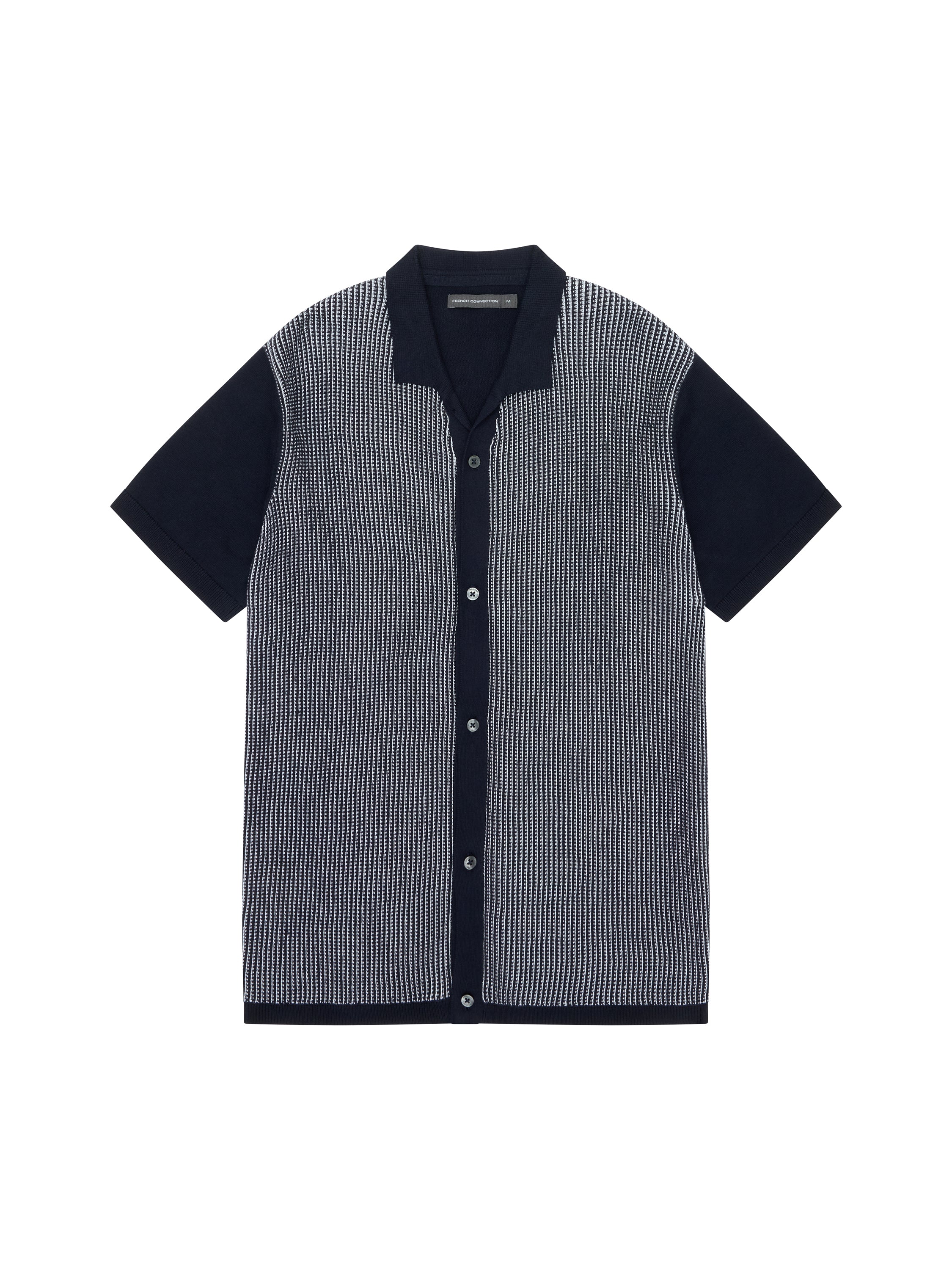 Vertical Striped Button Through Shirt