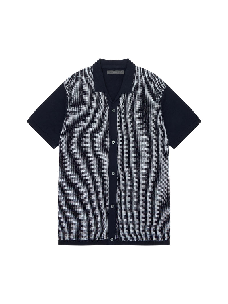 Vertical Striped Button Through Shirt