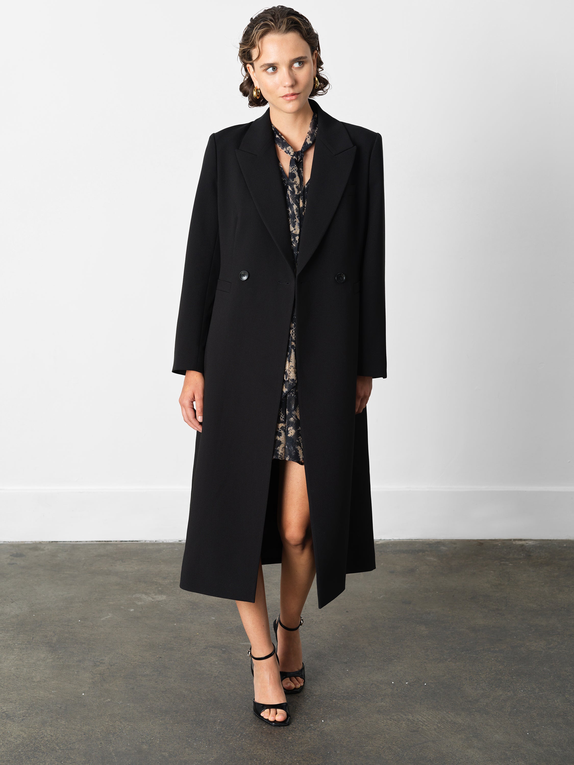 Azra Twill Structured Coat