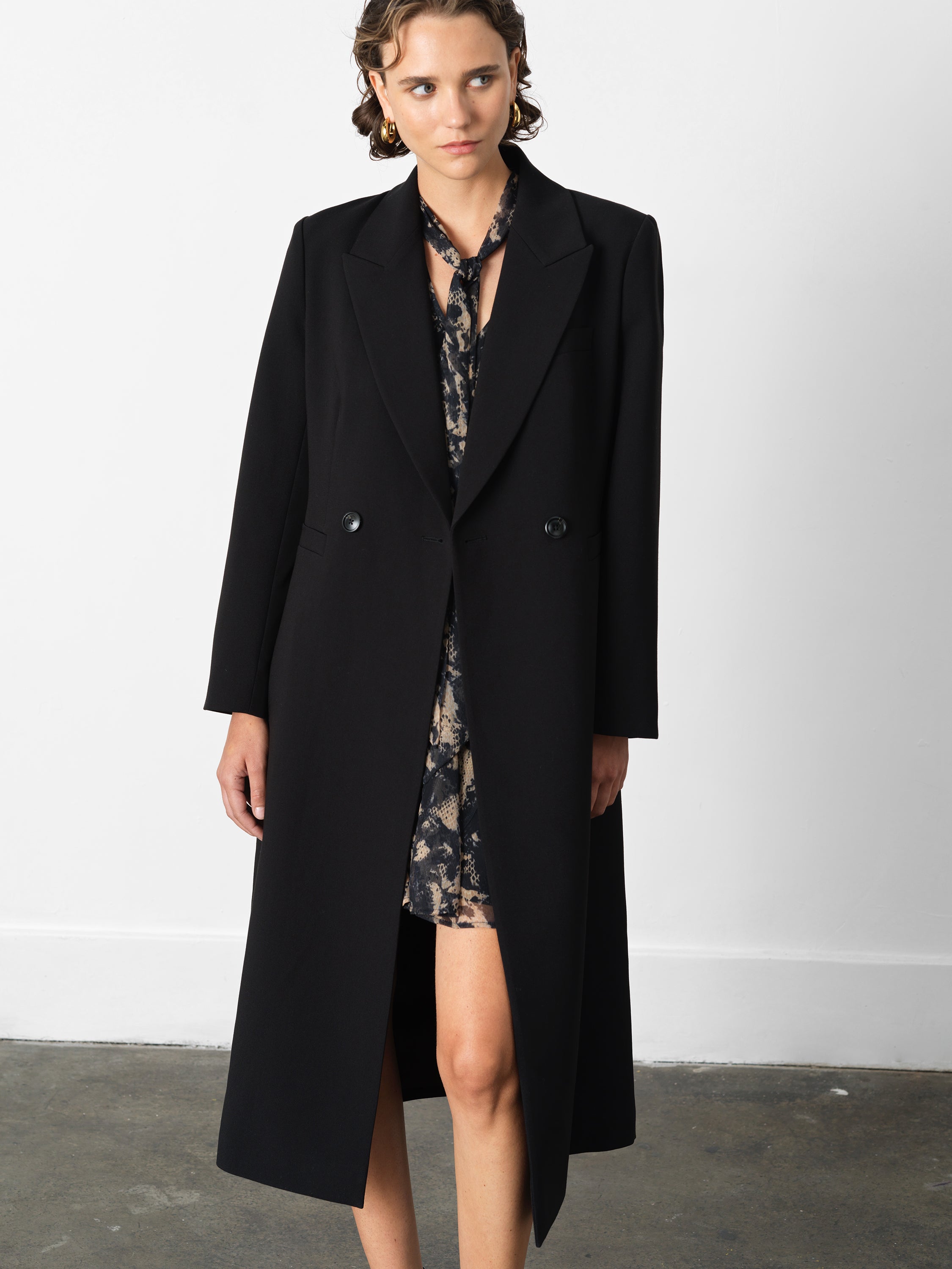 Azra Twill Structured Coat