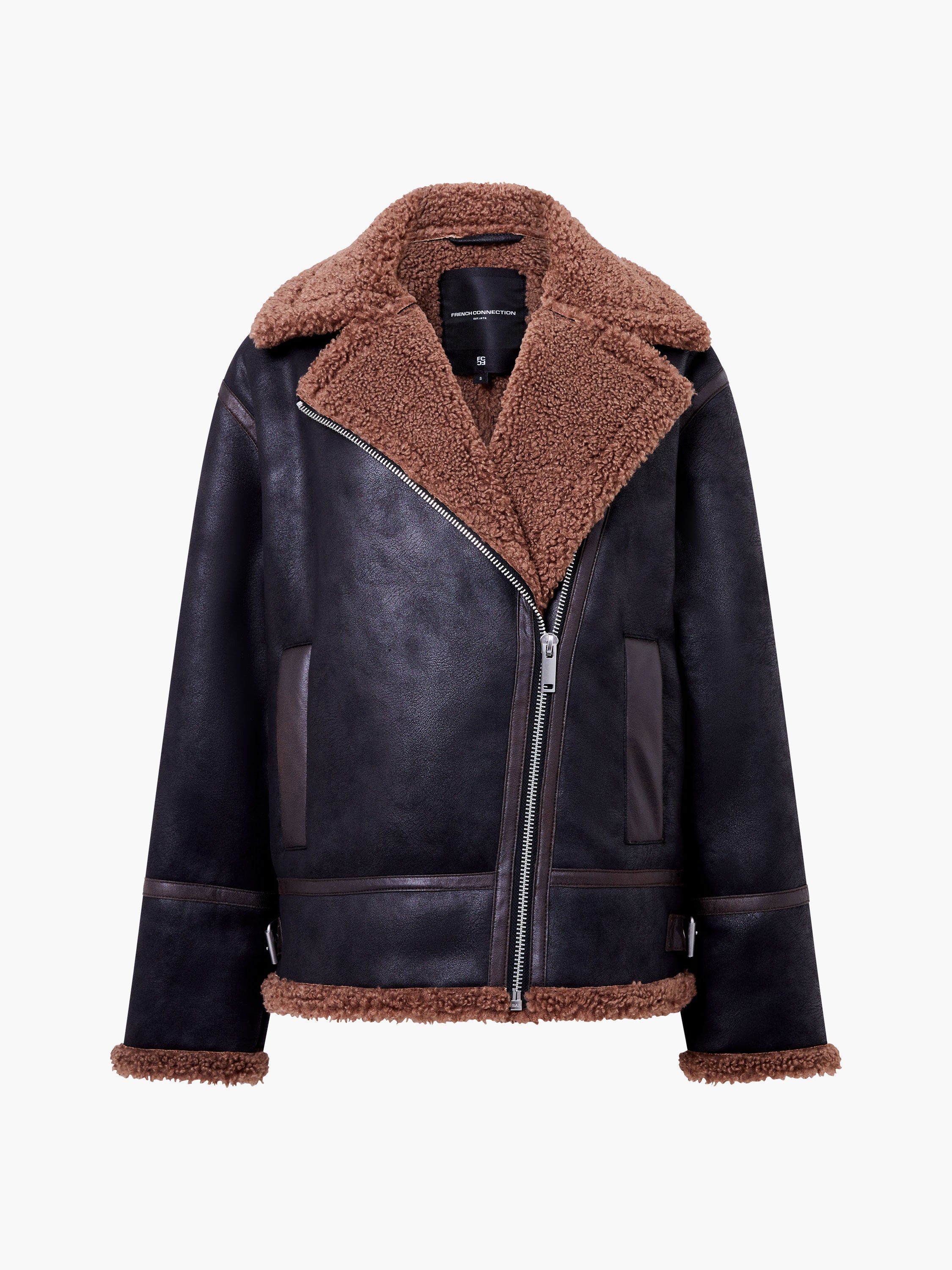 Suedette Zip Up Jacket