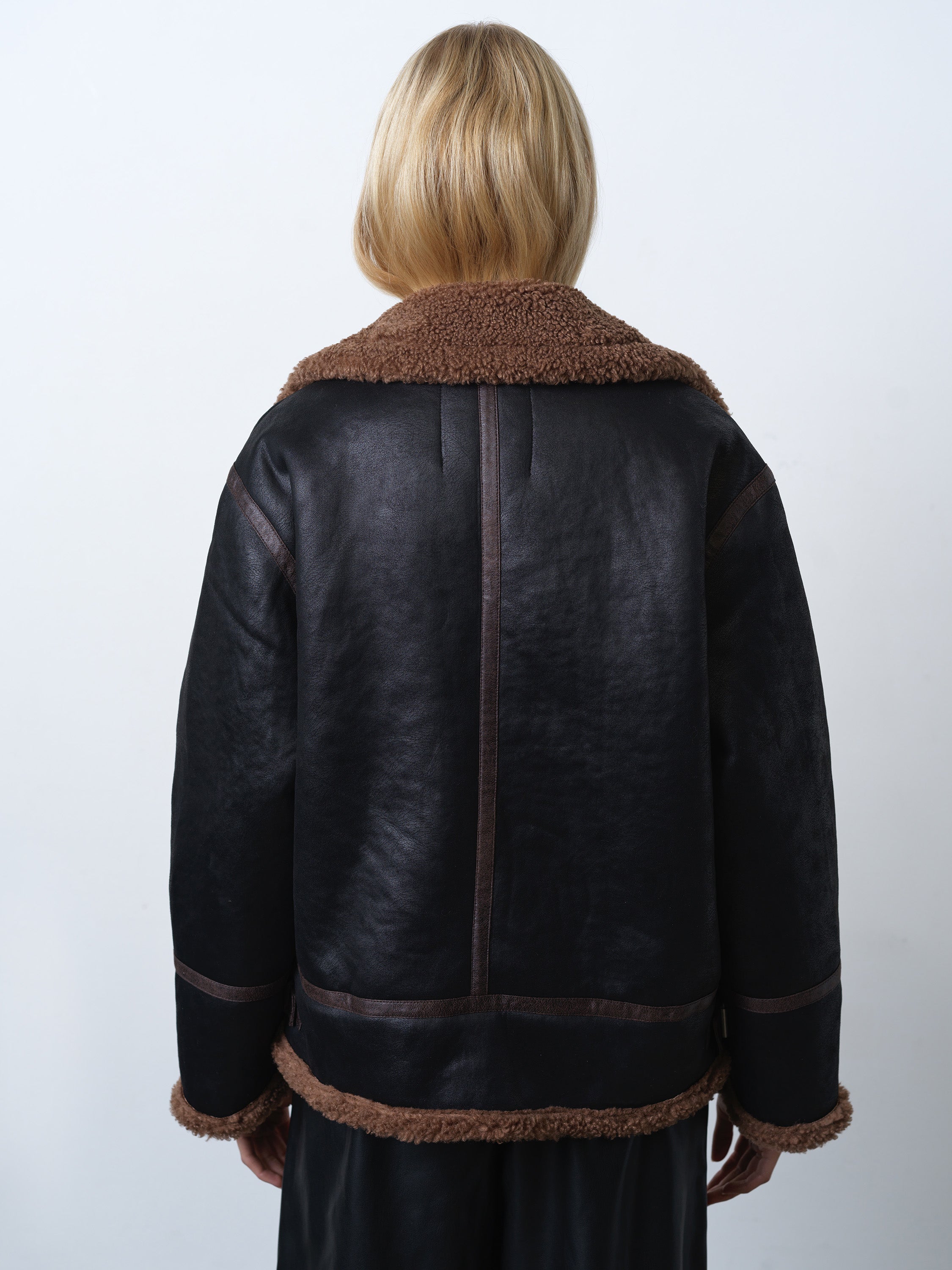Suedette Zip Up Jacket
