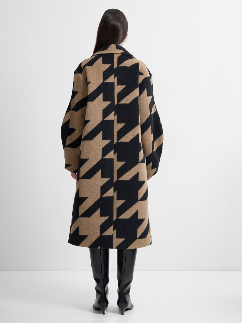 Lucilla Houndstooth Coat