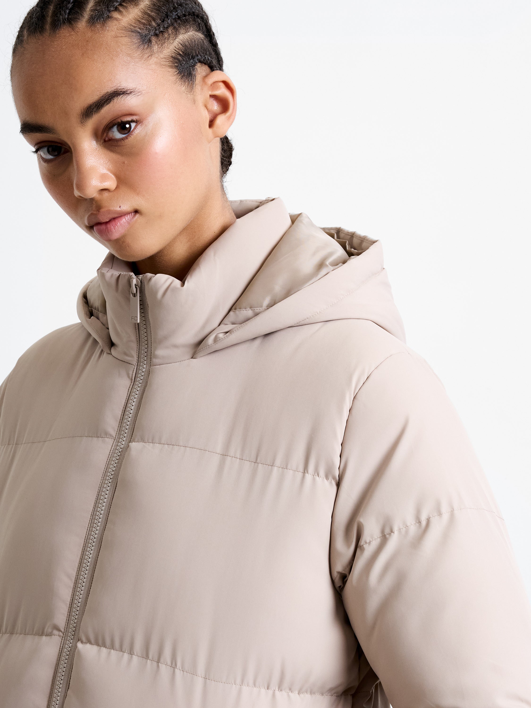 Row Longline Puffer Coat