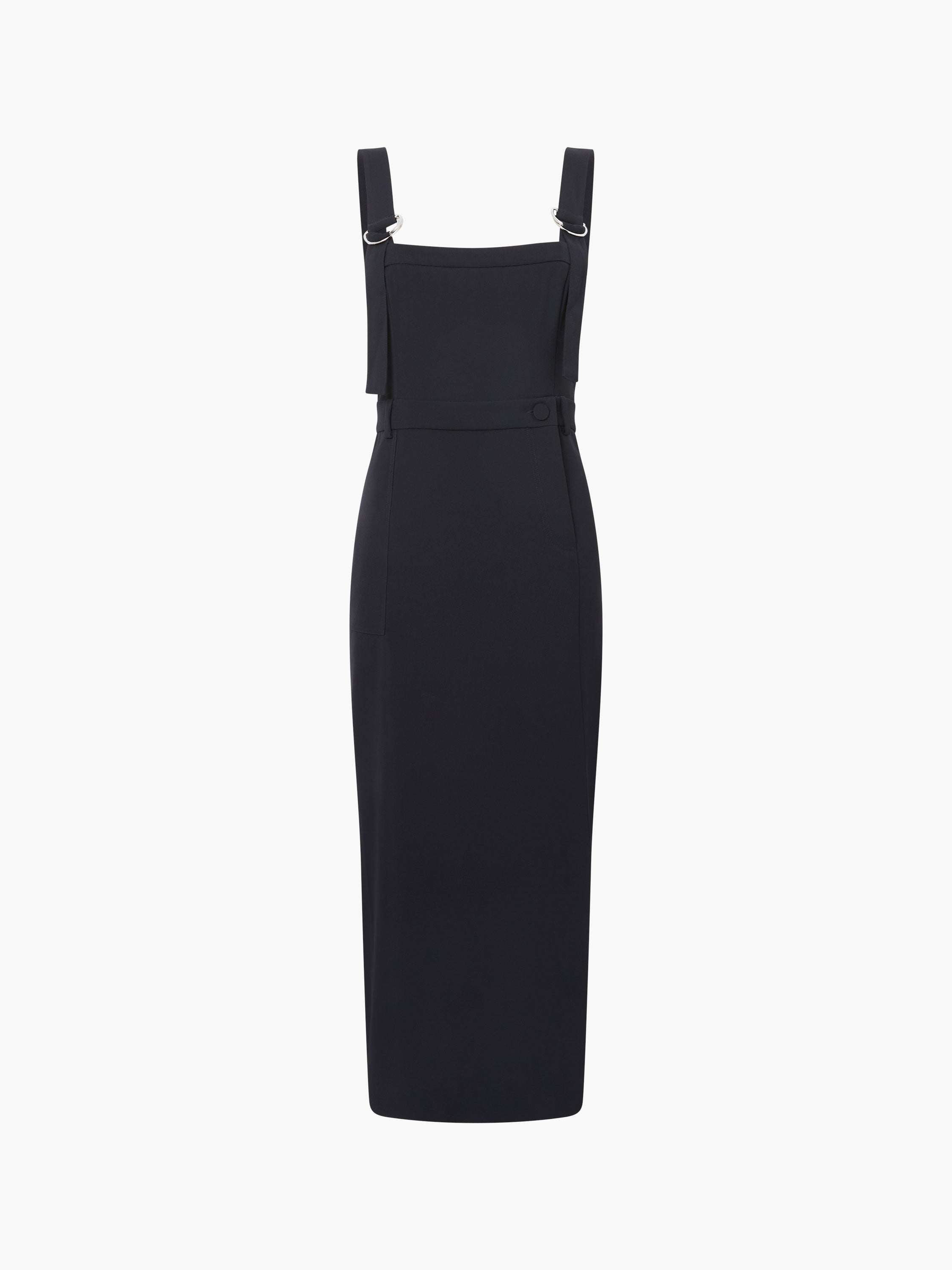 Harrie Suiting Pinafore Midi Dress