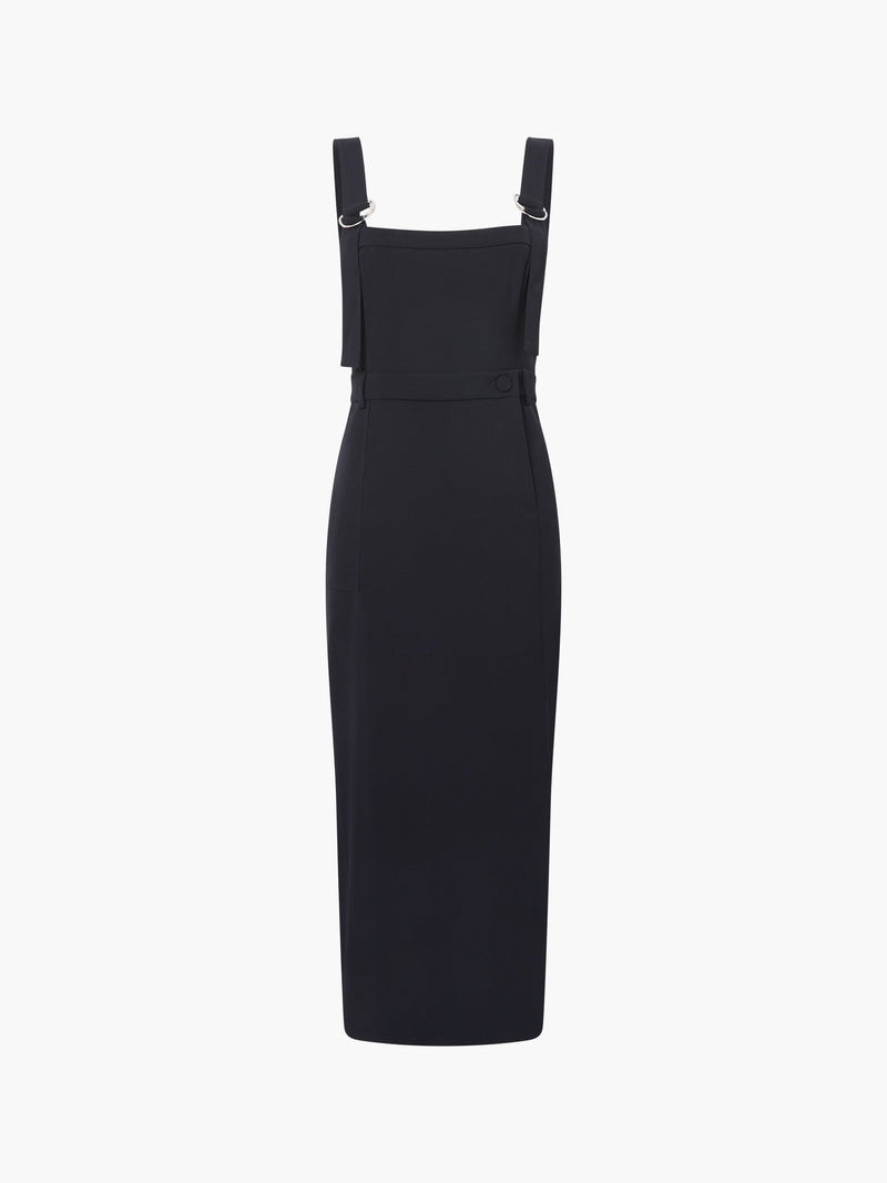 Harrie Suiting Pinafore Midi Dress