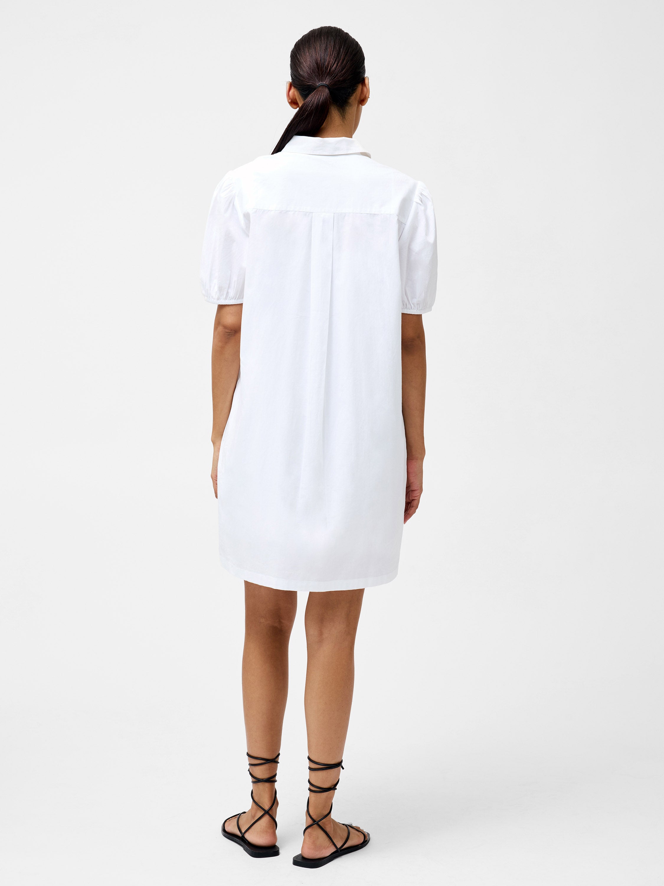 Cambria Cotton Embroidered Shirt Dress