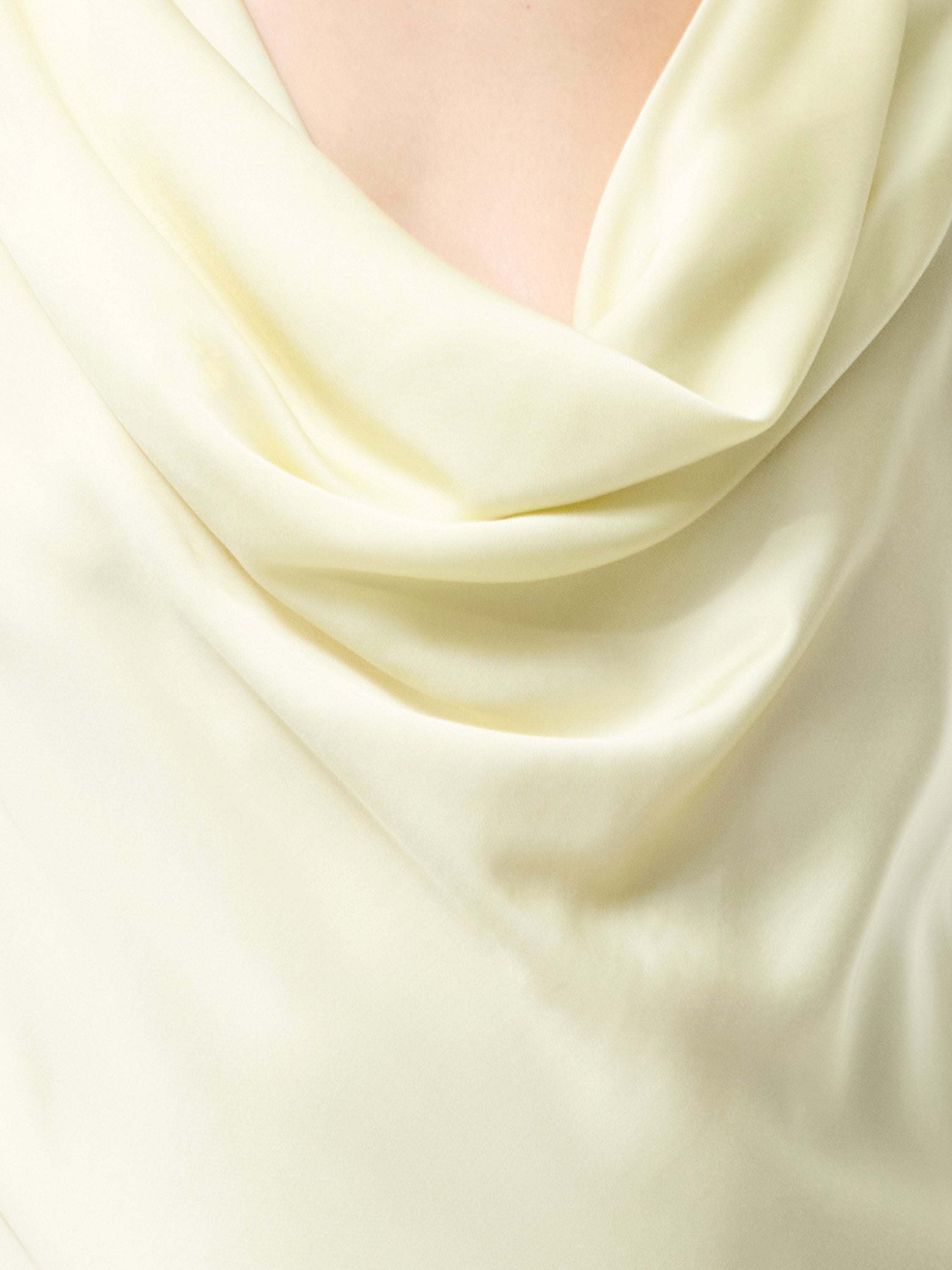 Oona Satin Asymmetrical Mini Dress