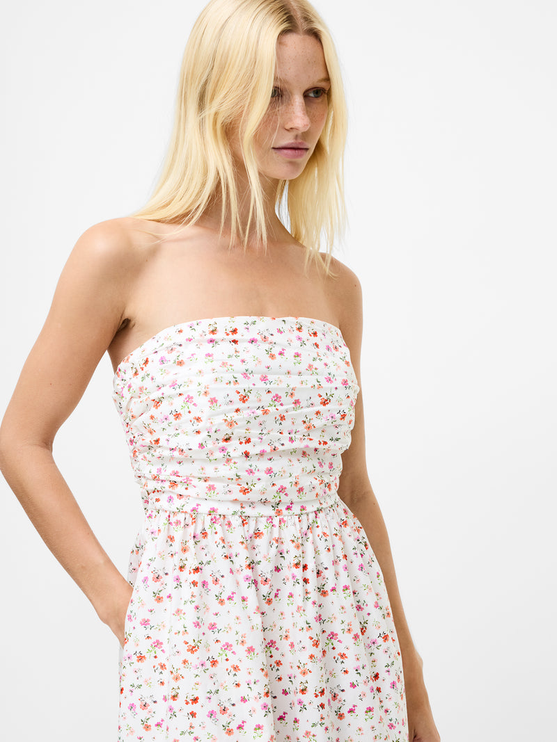 Nomi Cotton Bandeau Maxi Dress