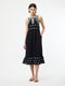 Devin Poplin Embroidered Midi Dress
