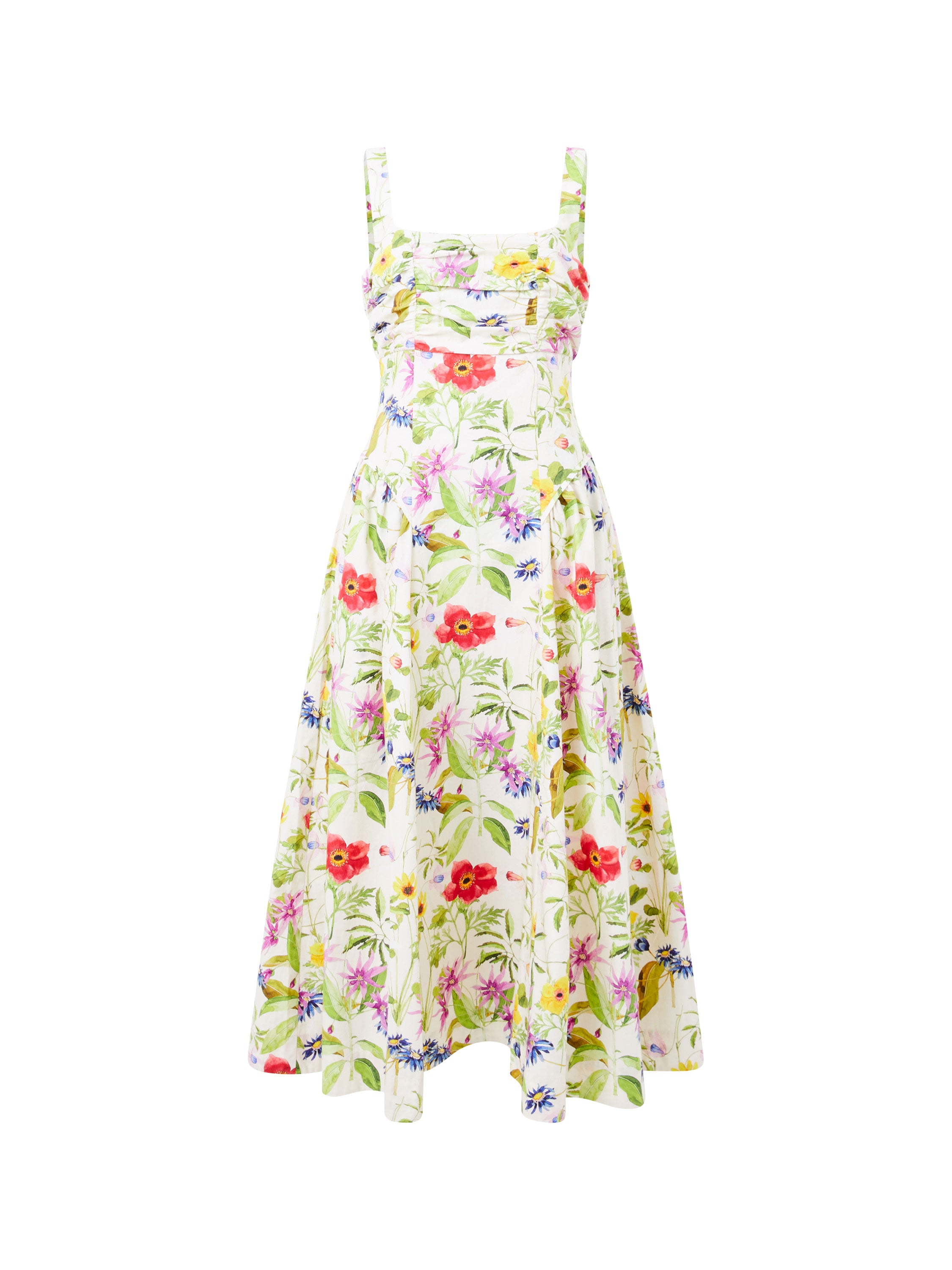 Monica Barletta Poplin Midi Dress