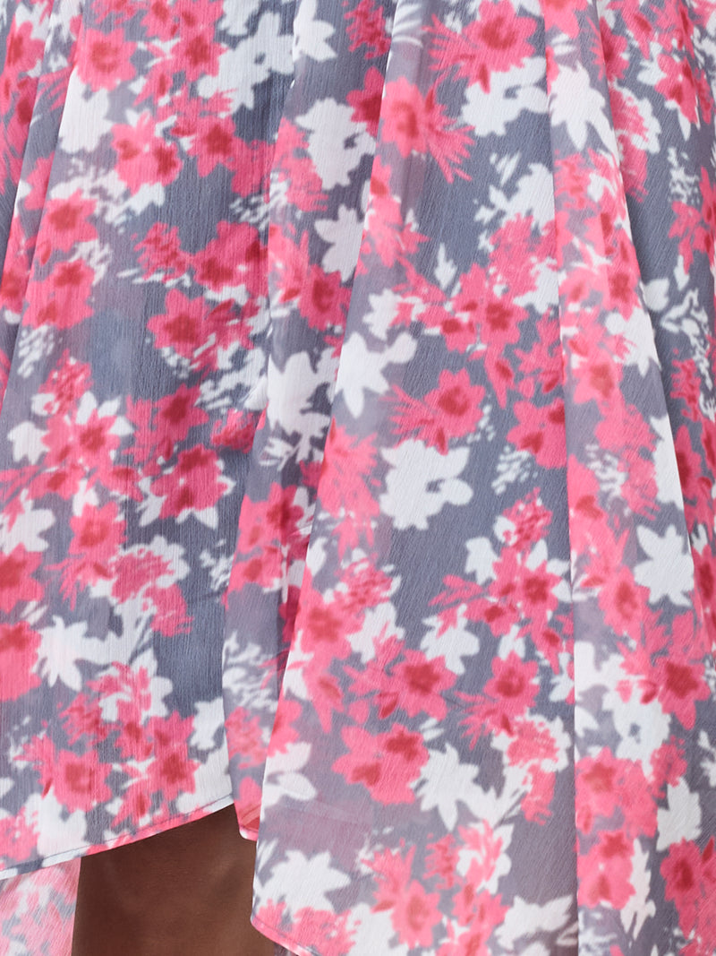 Arla Gathered Flowing Dress