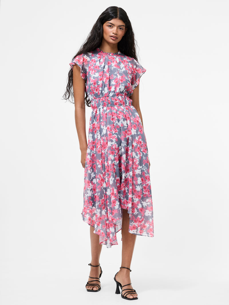 Arla Gathered Flowing Dress
