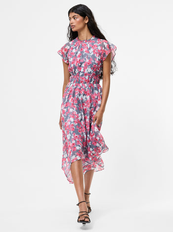 Arla Gathered Flowing Dress