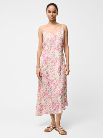 Donna Hammered Satin Asymmetric Dress