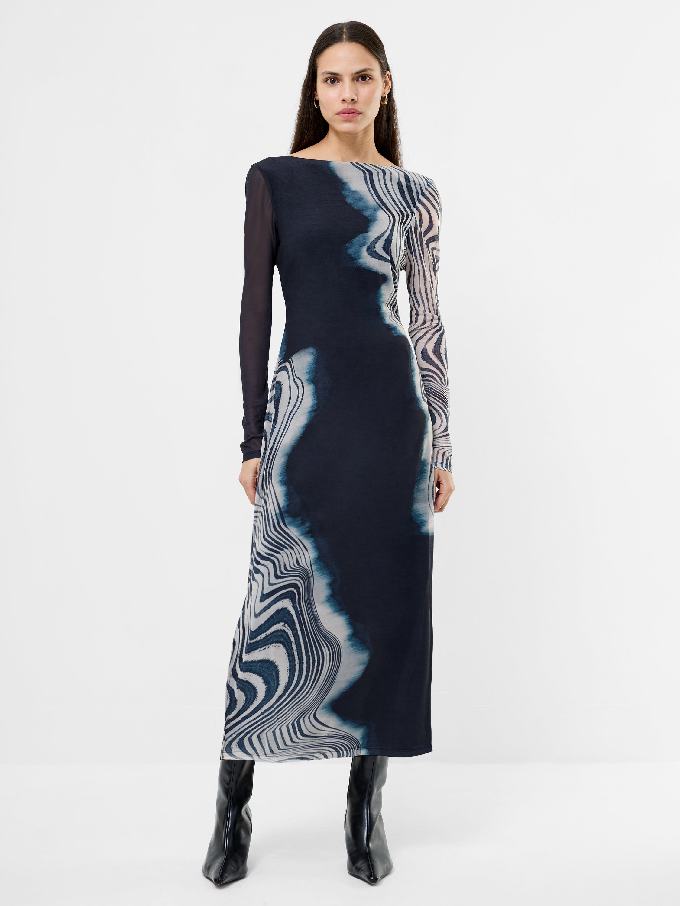 Celeste Shuri Mesh Midi Dress