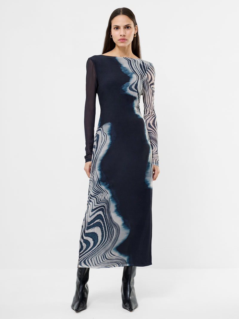 Celeste Shuri Mesh Midi Dress