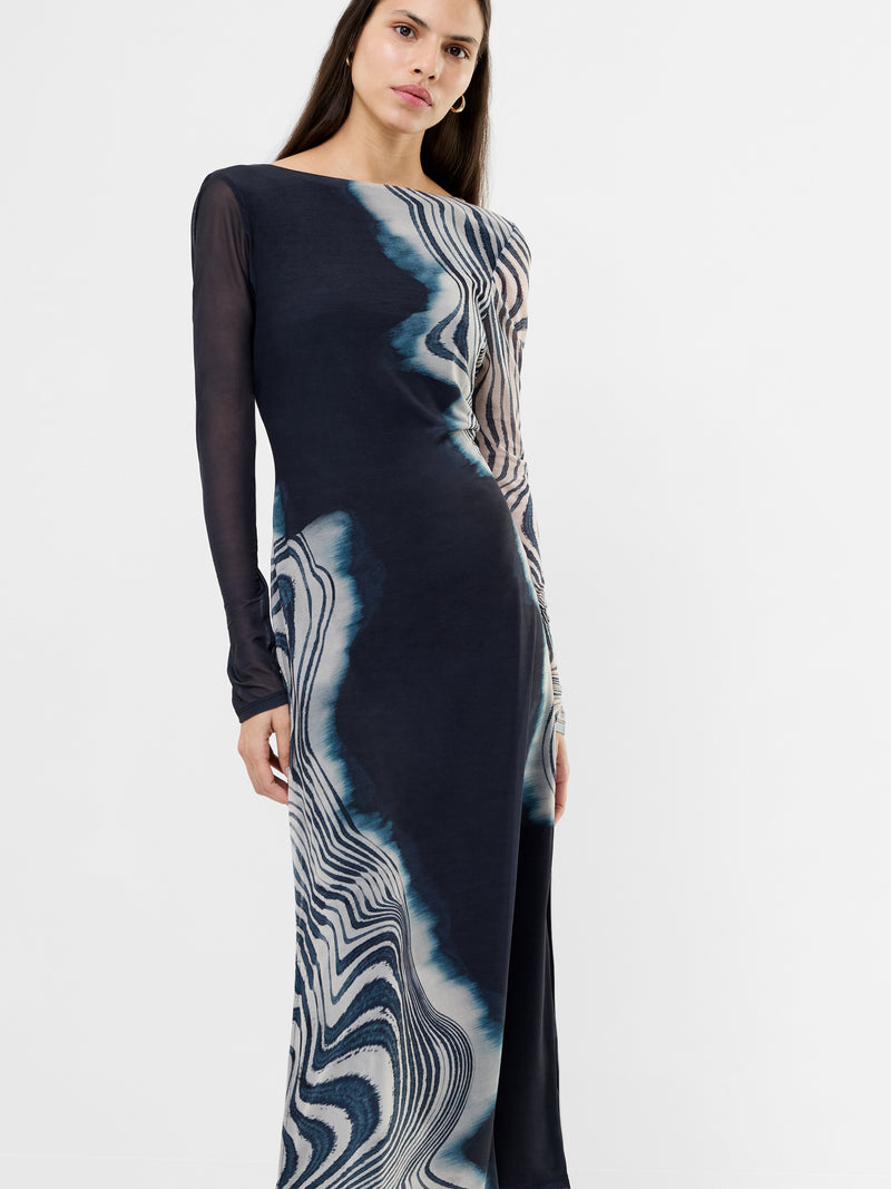 Celeste Shuri Mesh Midi Dress