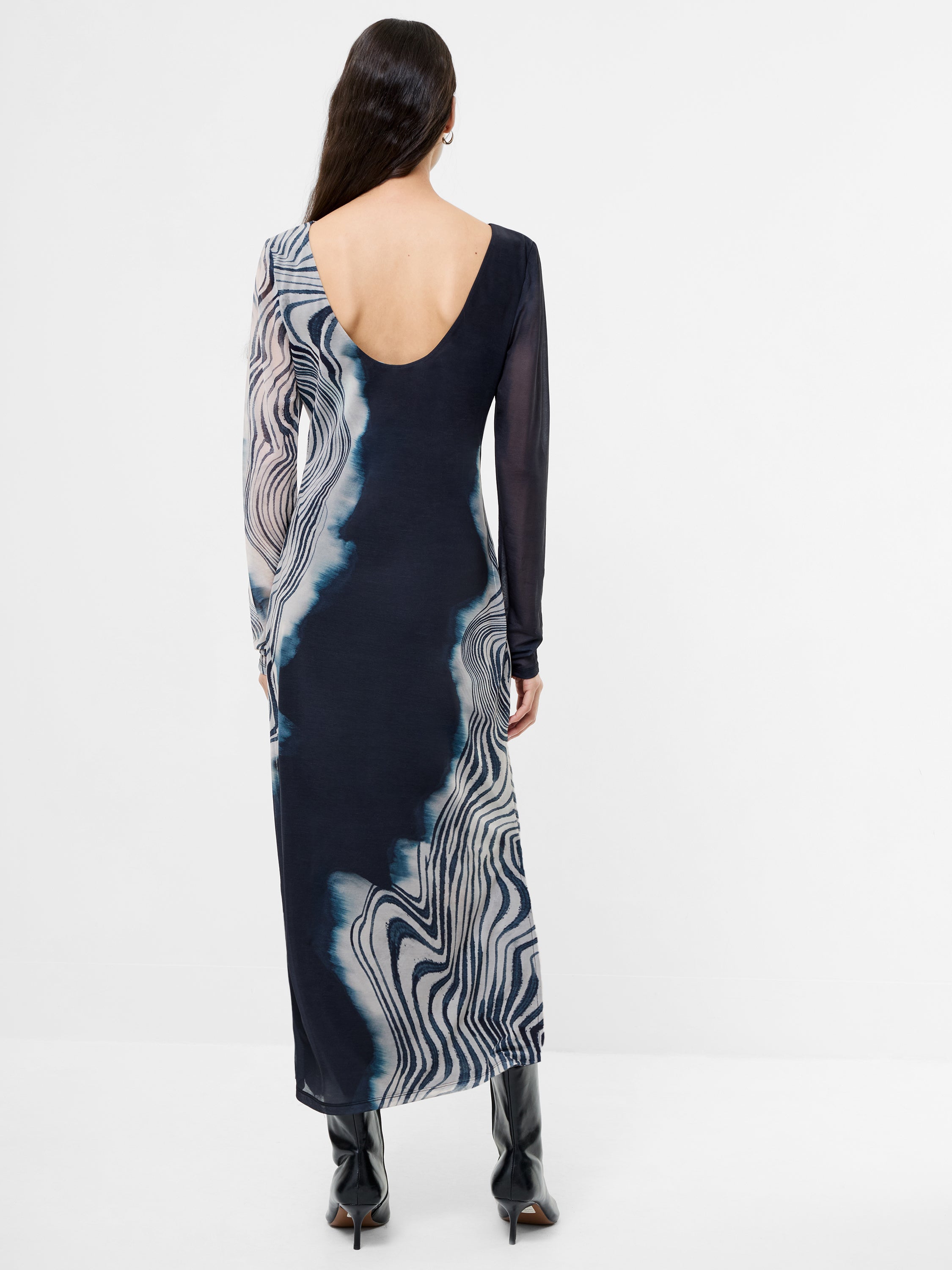 Celeste Shuri Mesh Midi Dress