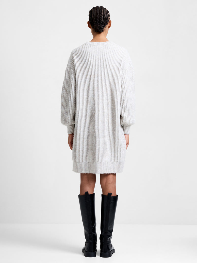 Marine Cable Knit Jumper Dress