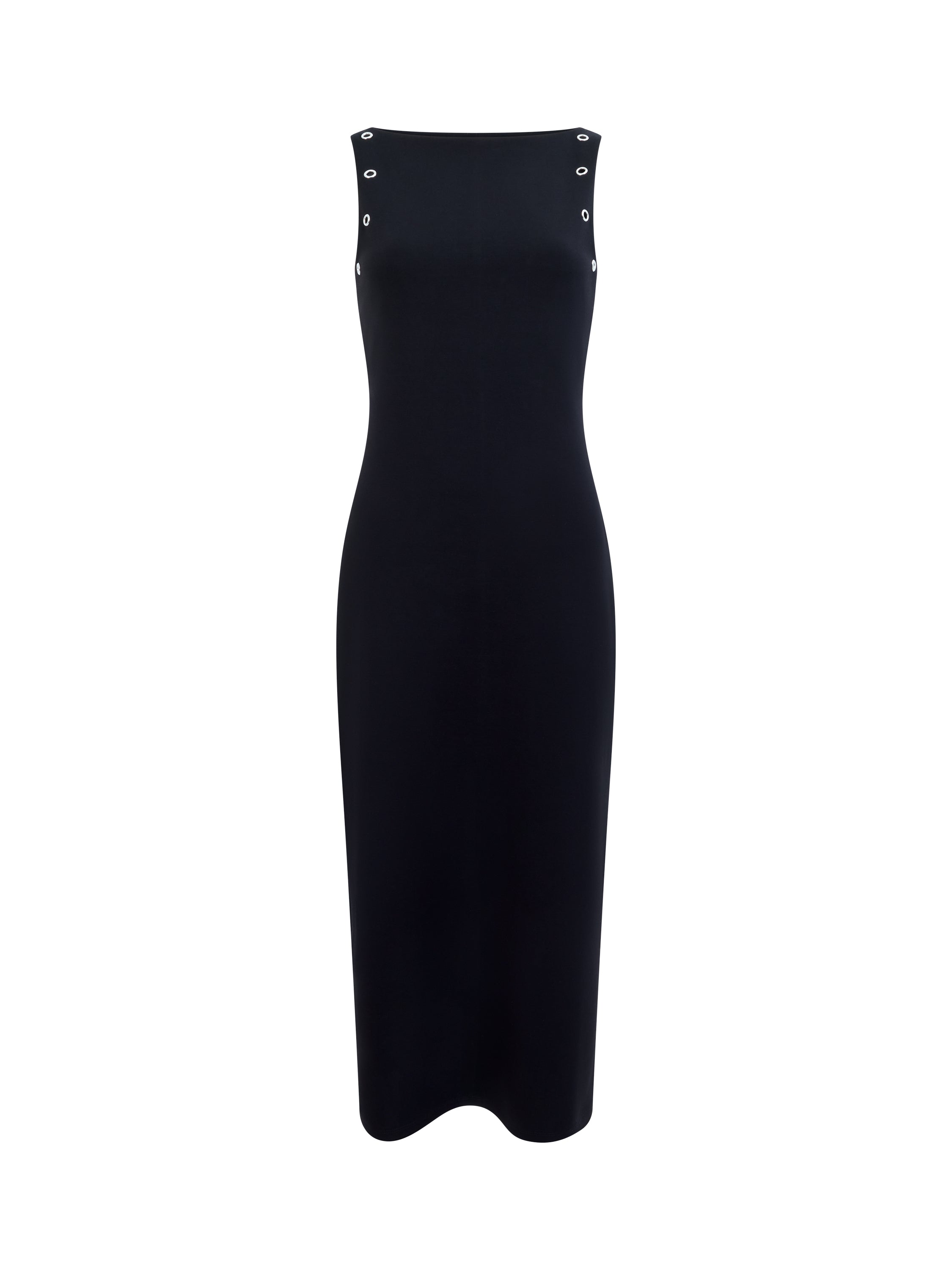 Orla Jersey Eyelet Midi Dress