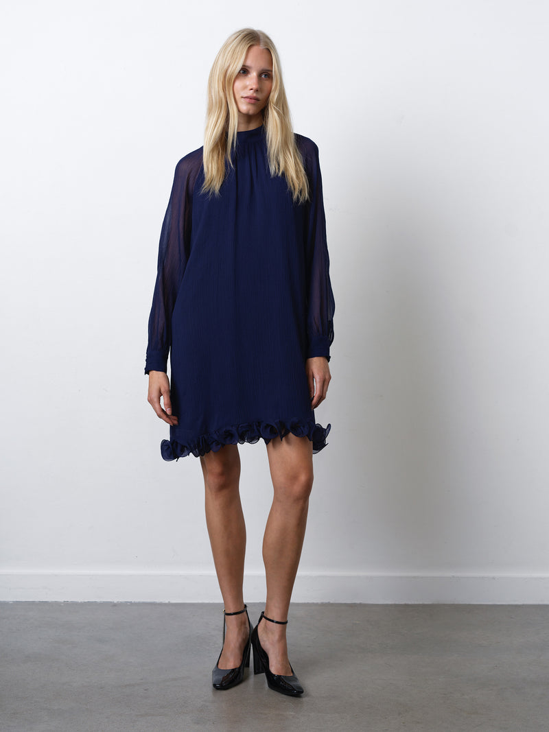 Emina Chiffon Long Sleeve Dress