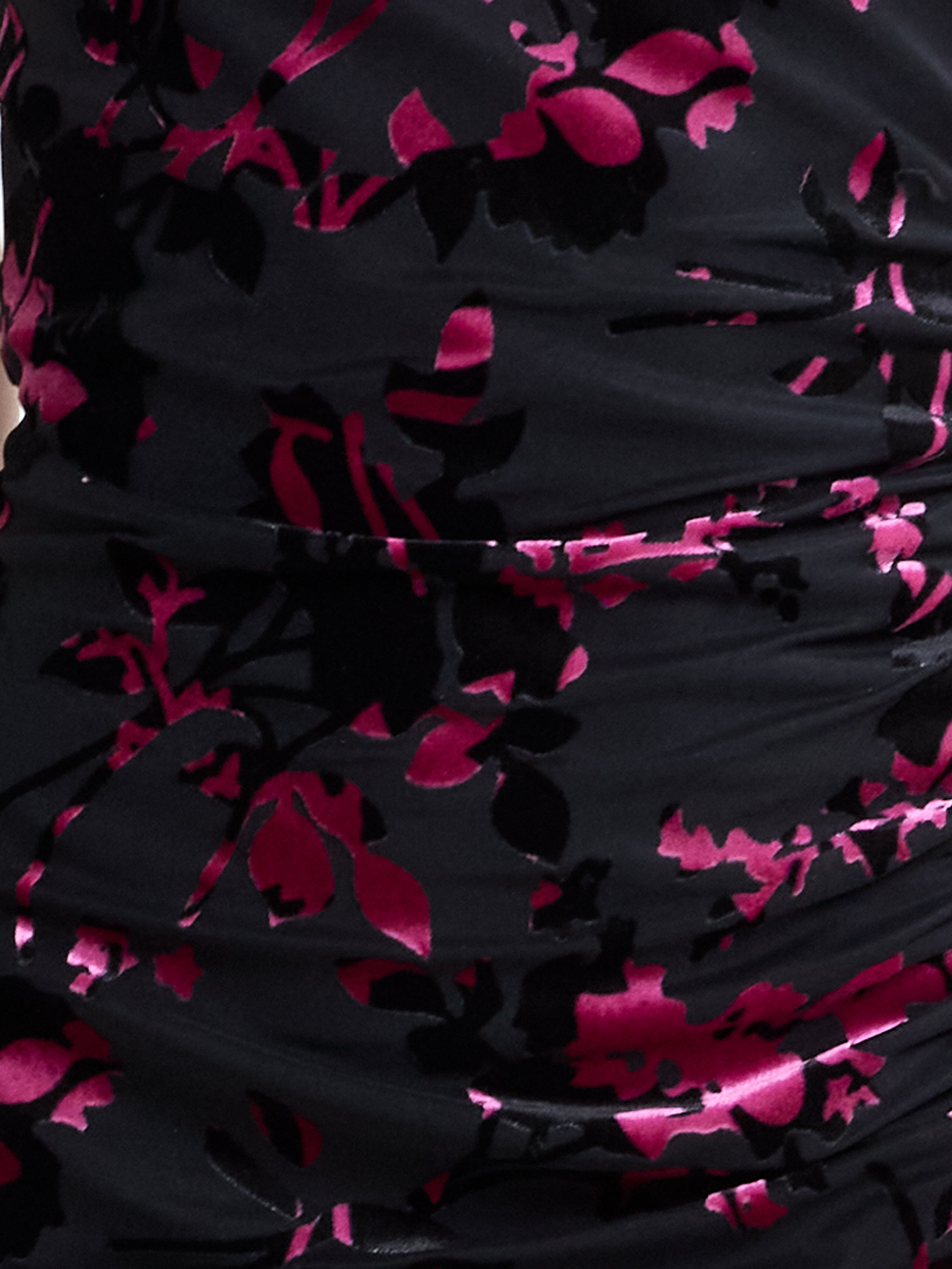 Idina Devore Sleeveless Draped Midi Dress