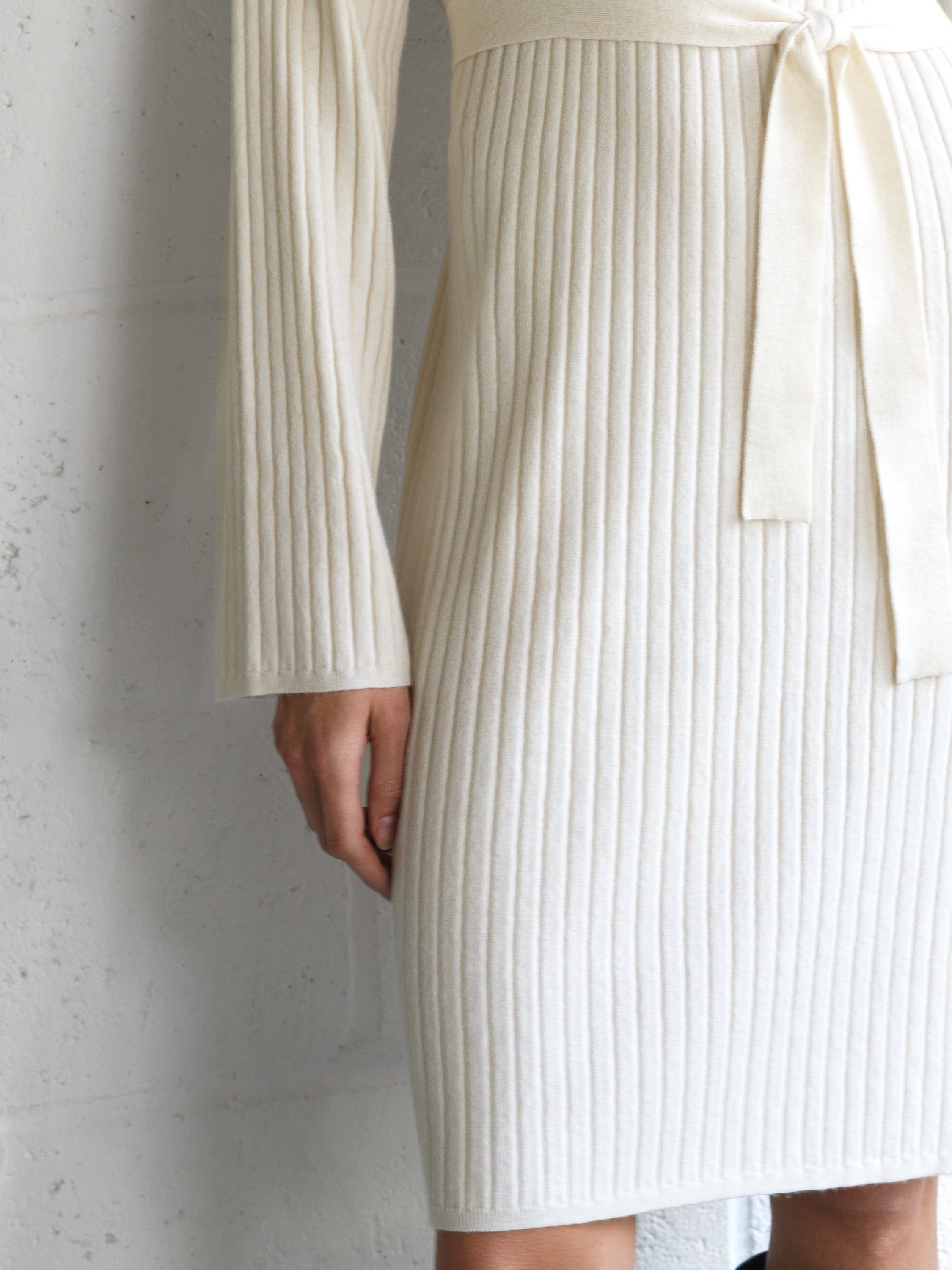 Cammi Knit Long Sleeve Belted Dress