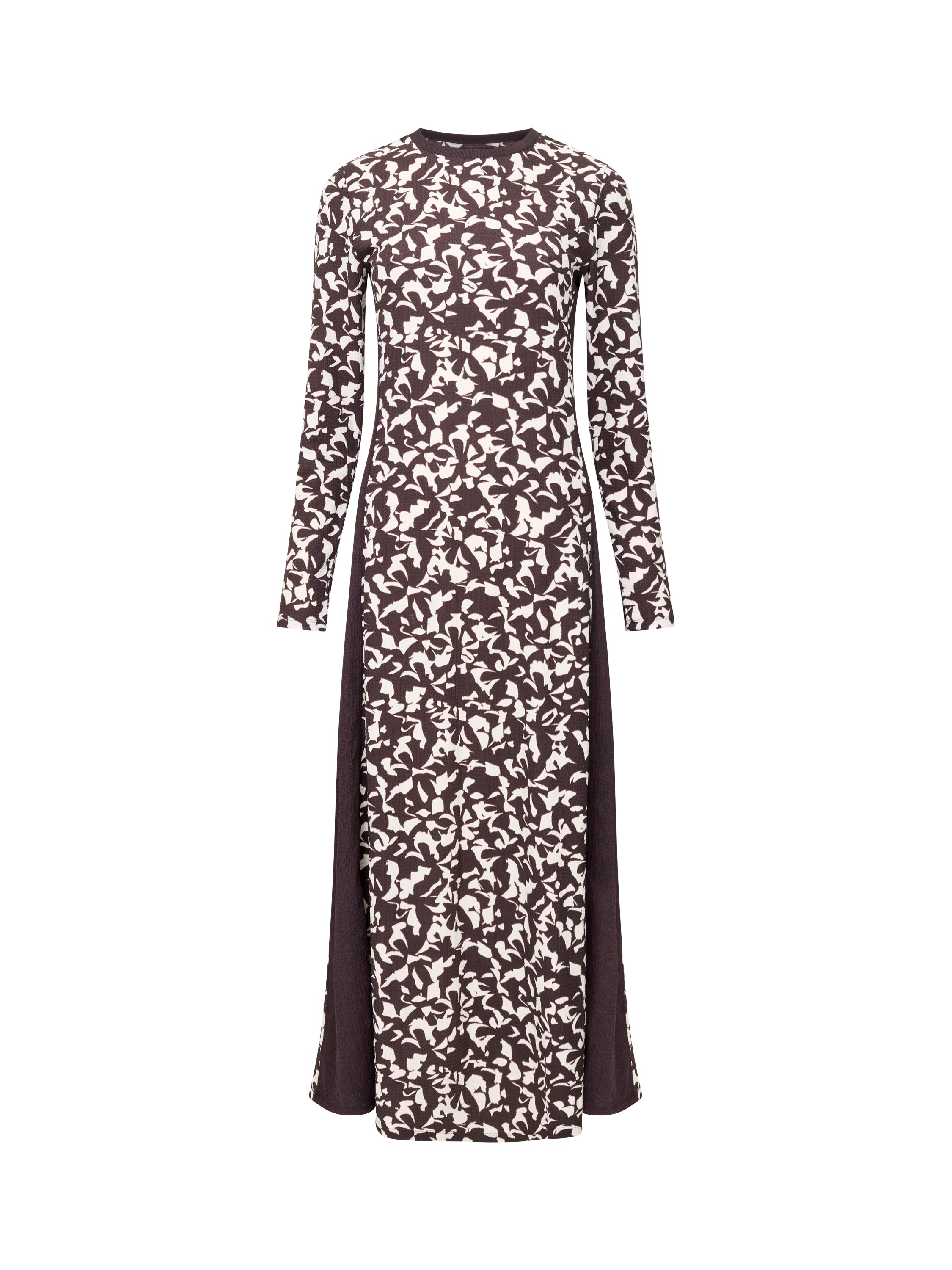 Kelly Print Jersey Long Sleeve Dress