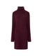 Babysoft Roll Neck Ribbed Knit Dress