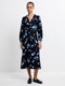 Alessandra Puff Sleeve Belted Dress
