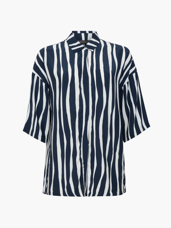 Genevieve Eco Striped Shirt