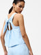 Birdie Linen Tie Back Swing Top