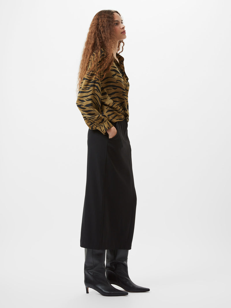 Damasco Adeline Print Tuck Shirt