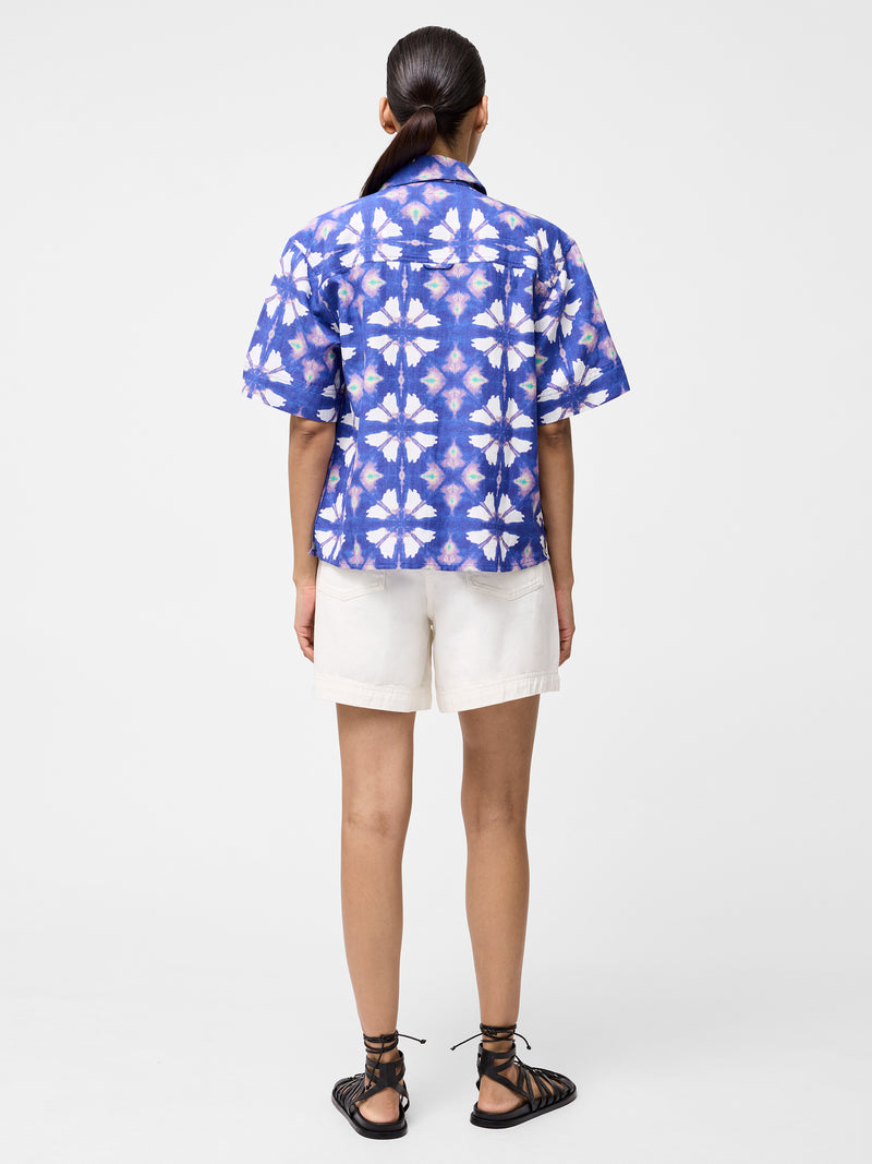 Dory Linen Blend Short Sleeve Shirt