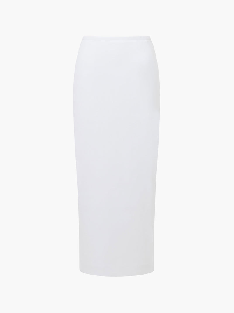 Cannes Twill Split Midi Skirt