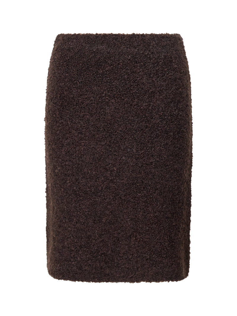 Renee Boucle High Waisted Mini Skirt