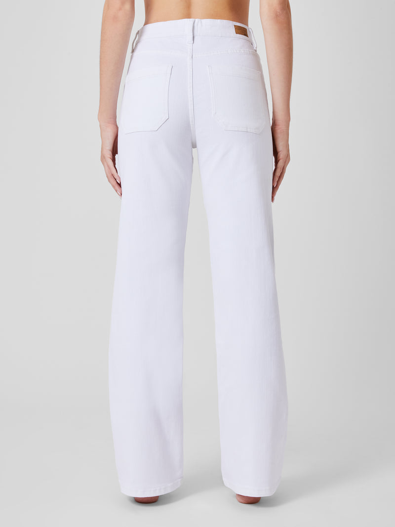 Denim Stretch Wide Leg Jeans 34 Inch