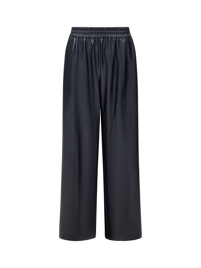Tasher PU Wide Leg Trousers