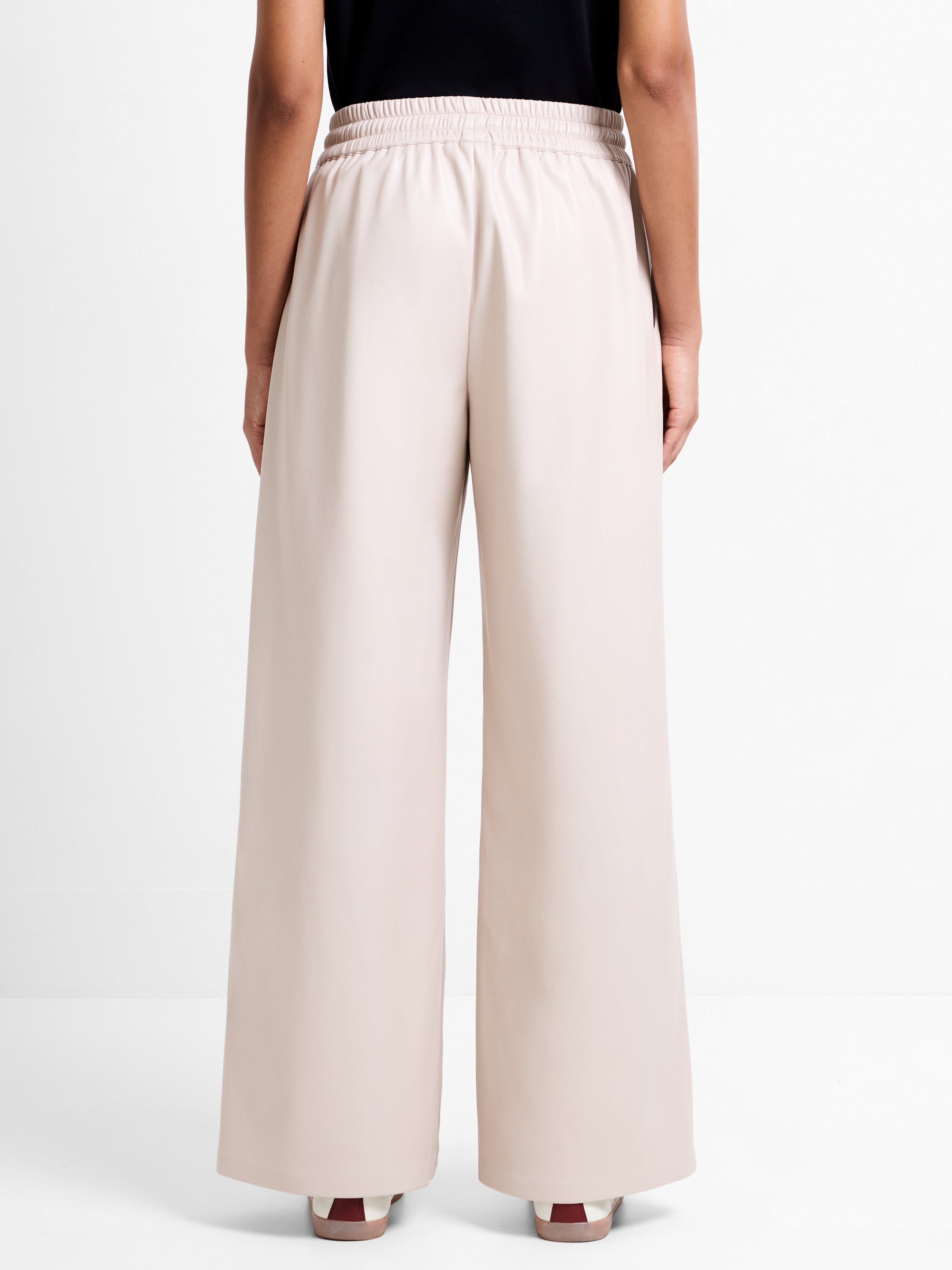 Tasher PU Wide Leg Trousers