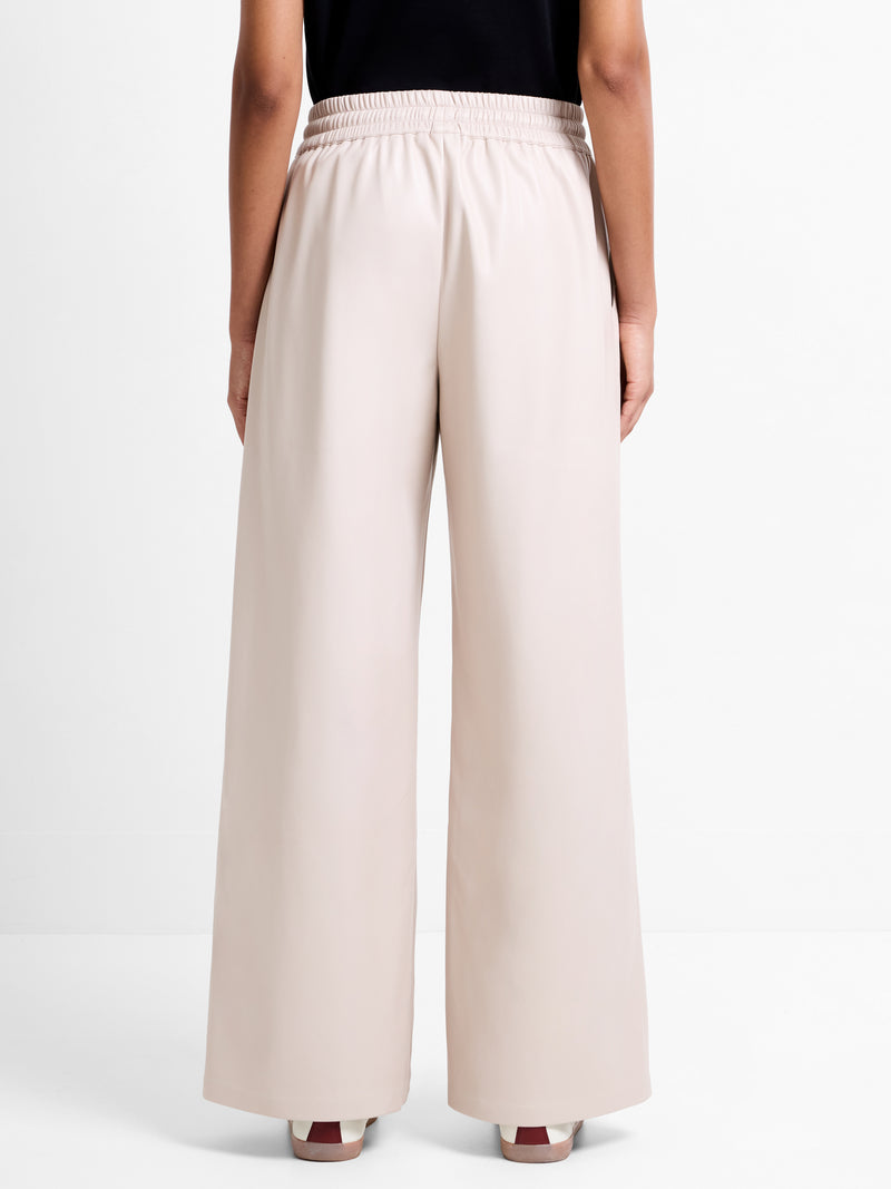 Tasher PU Wide Leg Trousers